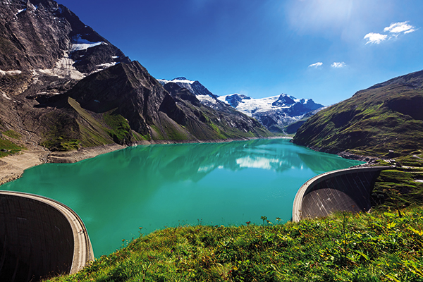 Kaprun dams in Austria