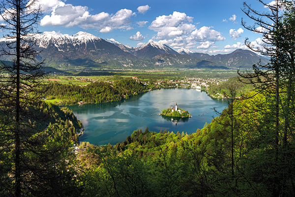 View from Mala Osojnic, Bled