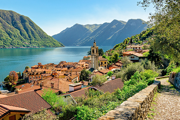 Greenway del Lario walk, Lake Como